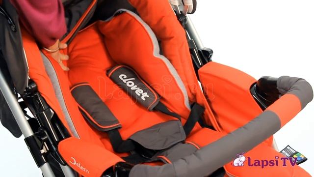 Прогулочная коляска Jetem Clover S-802 W (Жетем Кловер С 802) с накидкой на ножки смотреть онлайн