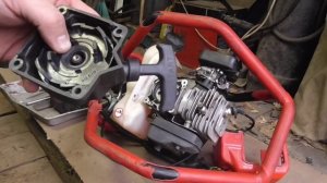 Поломка стартера на мотобуре