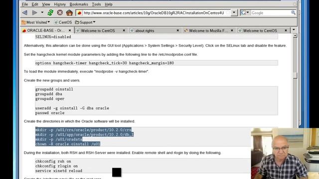 Oracle RAC 10g on VMware (CentOS 4) part 2 смотреть онлайн