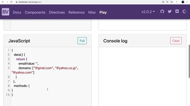 [Vue.js] フォームで email のドメイン補完 ~わりと簡単で気持ちいい~ смотреть онлайн