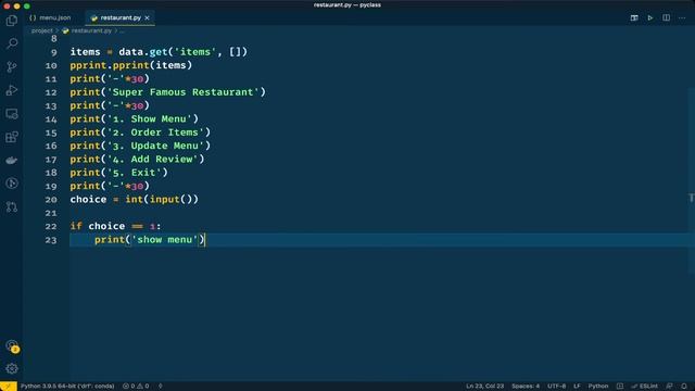 Python Projects - 1:Restaurant Management System -1 смотреть онлайн