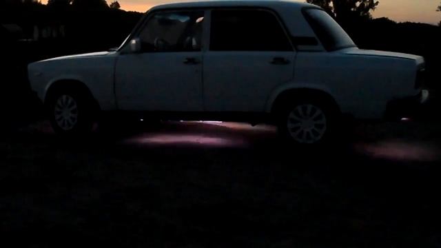Подсветка на ваз 2107 RGB Тюнинг смотреть онлайн