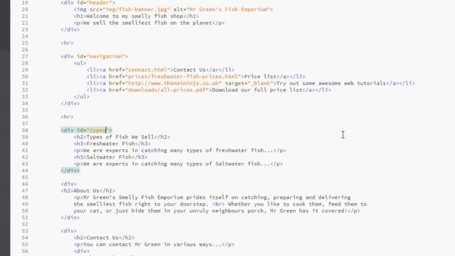 HTML Tutorial for Beginners 14 - ID's and Classes смотреть онлайн