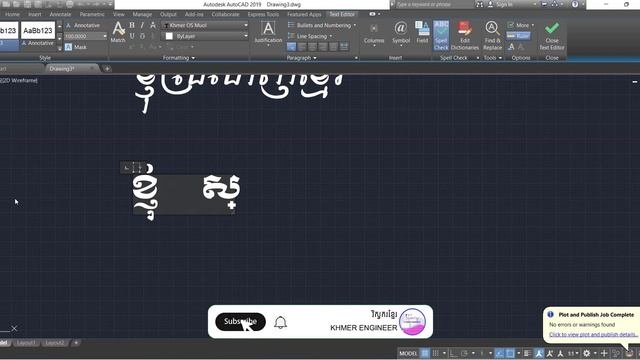 writing and printing PDF with Khmer font in Autocad смотреть онлайн