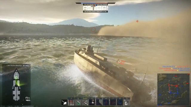 War Thunder флот Германий R-boot R41 смотреть онлайн