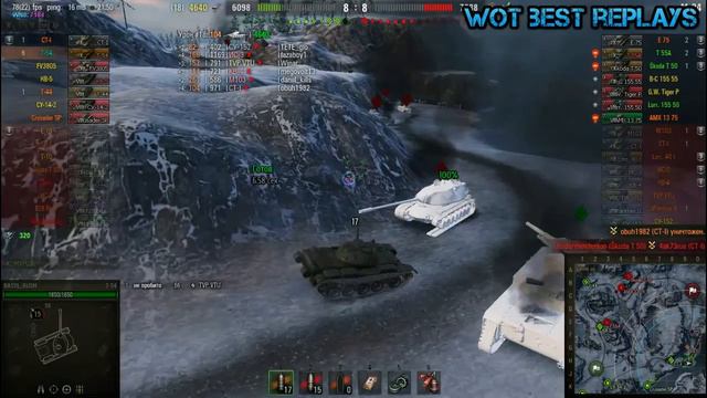 Как играть на Т-54 Карта Заполярье #WorldofTanks смотреть онлайн