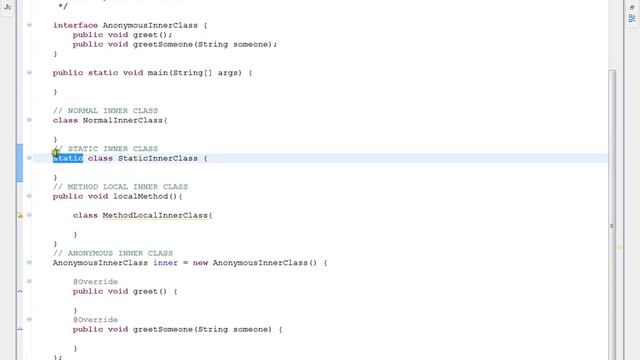 Different Types of Inner Class in Java смотреть онлайн