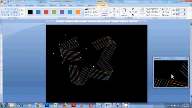How to create wavy line pattern in Microsoft Word - Wave lines design in Ms Word смотреть онлайн