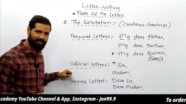 Letter Writing | Formal and Informal Letters | S.I Descriptive Part #jansenglishacademy