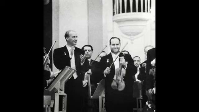 Oistrakh , Mravinsky, Shostakovich Violin Concerto No 1 Op 99 Prague 1957 смотреть онлайн