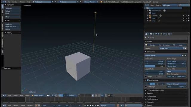 Иерархия объектов в Blender смотреть онлайн
