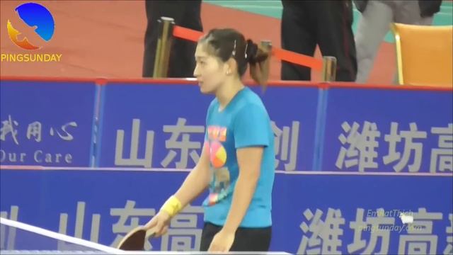 Liu Shiwen backhand training with coach Ma Lin смотреть онлайн