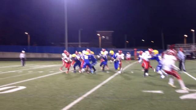 Corprew tackles Thomas Edmondson/Mervo football 11/7/14 смотреть онлайн