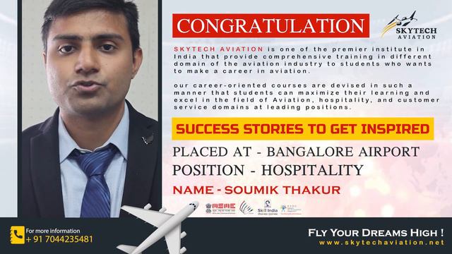 Congratulations Soumik Thakur For Your Bright Future - Skytech Aviation @SKYTECHAVIATION смотреть онлайн