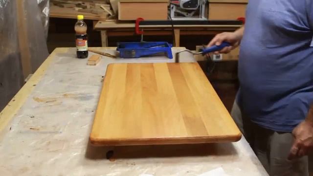 111. Морилка для дерева подготовка поверхности и нанесение. Прикроватный столик для ноутбука смотреть онлайн