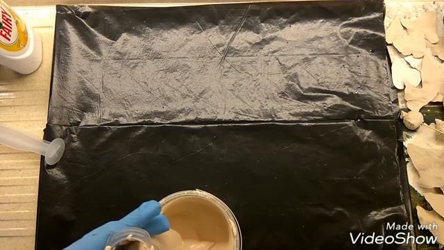 Декор из гипсовой шпатлевки. Элемент панно веточка смотреть онлайн