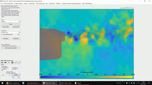 PIVlab tutorial, part 3/3: Data exploration and data export смотреть онлайн