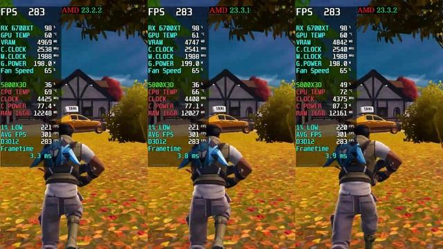 Fortnite | AMD Driver 23.3.2 Benchmark RX 6700 XT 5800X3D 1440P смотреть онлайн