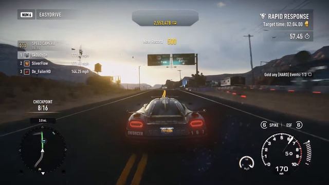 Need for Speed Rivals Police koenigsegg one:1 смотреть онлайн
