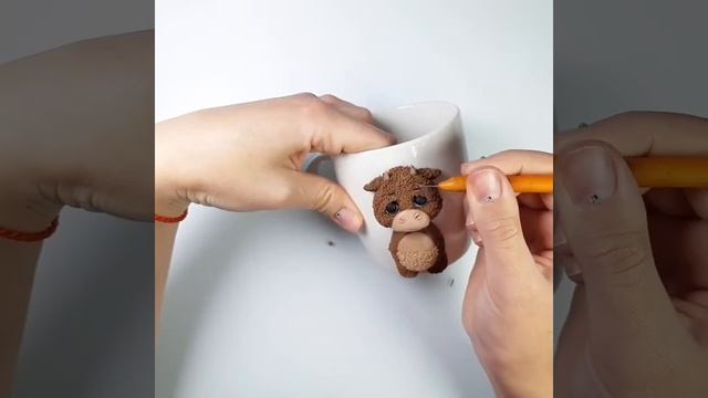 Бык из полимерной глины / лепка бычка/