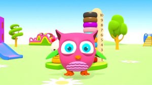 @HopHoptheOwl Baby Cartoon: Kids Learning Sounds with Educational Toys - A Toddler Learning Video