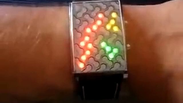 Бинарные часы Virus от Inter-time.ru смотреть онлайн