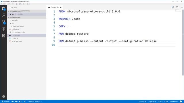 ASP .NET Core in Docker смотреть онлайн