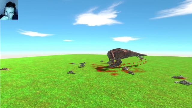 19 Велоцираптор Vs TRex  | Кто победит? Animal Revolt Battle Simulator