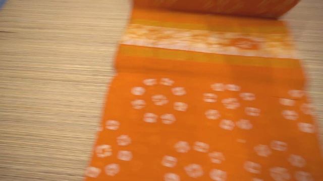 Batik Design Pure cotton sarees With Ruthracham Border On Two Side