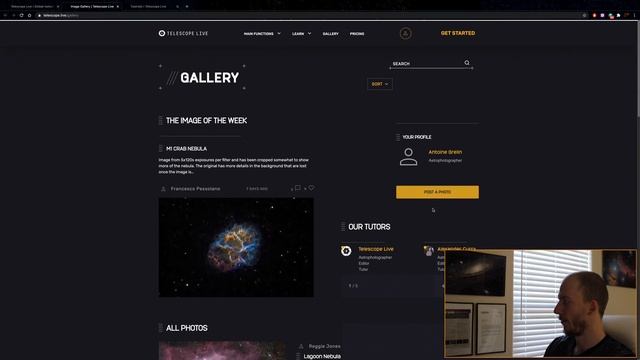 The Tarantula Nebula... imaged in one click! Trying out Telescope Live 2.0's new features смотреть онлайн