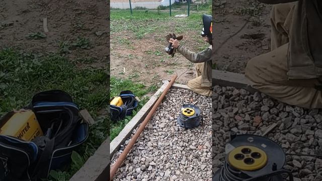 Если забыл вставить столб под готовый навес. Часть 3