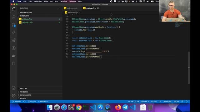 JavaScript интервью в AQA. Интересные вопросы на примерах. Про план на собеседование. Субъективизм. смотреть онлайн