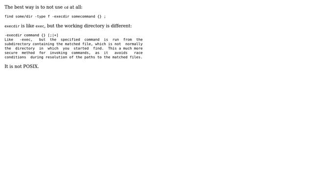 cd into all directories, execute command on files in that directory, and return to previous... смотреть онлайн