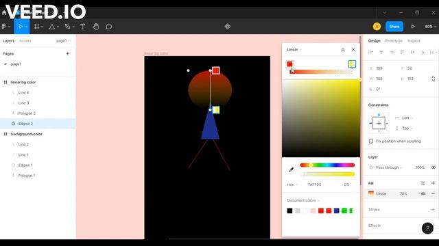 how to give linear background to objects and frames in figma? смотреть онлайн