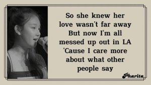 BABYMONSTER PHARITA what other people say lyrics