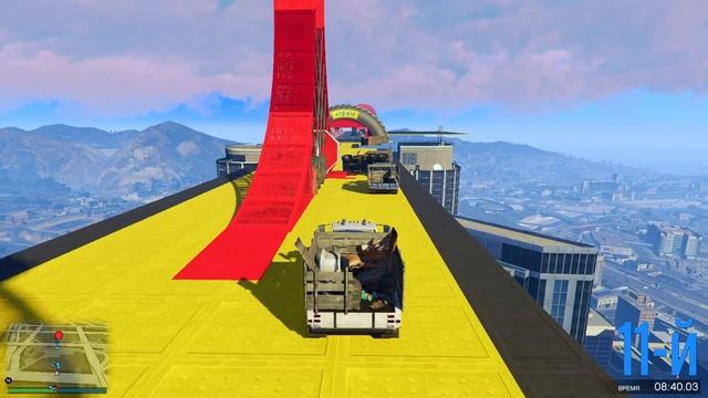 СТЕНА НА СТЕНКУ ПРОТИВ ТУРБО ТАЧЕК В GTA 5 | СТЕНКА НА СТЕНКУ В ГТА 5 ОНЛАЙН смотреть онлайн