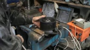 Вентилятор отопителя РЕНО Сценик  Снятие, устранение вибрации, установка