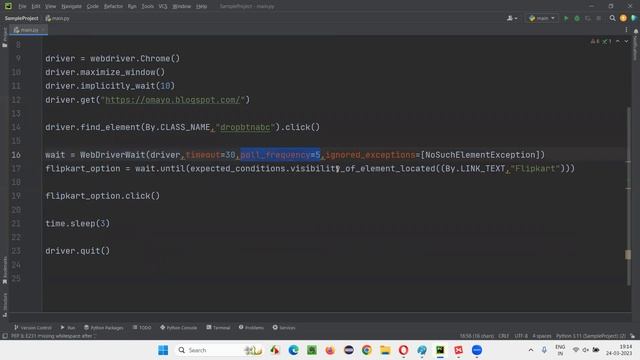 Fluent Wait in Selenium Python (Selenium Python) смотреть онлайн