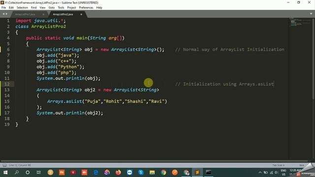 #1.4 Java Collections Framework in Hindi | How to Initialize an ArrayList смотреть онлайн