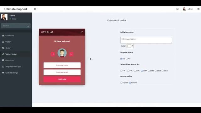 Ultimate Support Chat - Widget Customizer смотреть онлайн