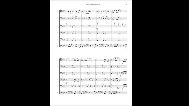 Never Gonna Give You Up - Bassoon Ensemble смотреть онлайн