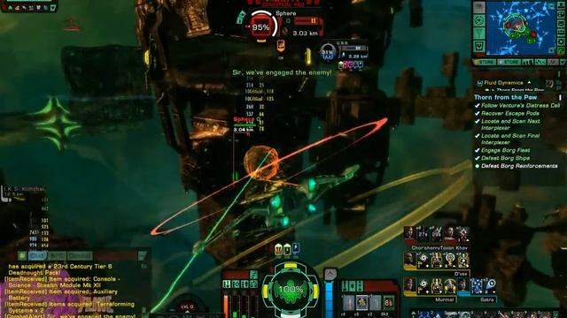 Voyager, Species 8472, Borg, Iconians, Fluid Dynamics - Star Trek Online смотреть онлайн