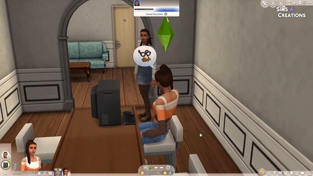 SMELLY Roommates and UGLY Paintings ?? | THE SIMS 4 Discover University #2 смотреть онлайн