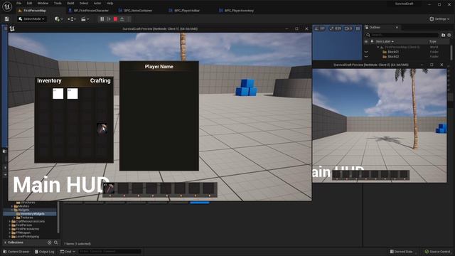 38 - Добавление перетаскивания из инвентаря на Горячую панель смотреть онлайн