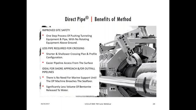 UCA Young Members present: Engineering and Construction Considerations for the Direct Pipe® Method смотреть онлайн