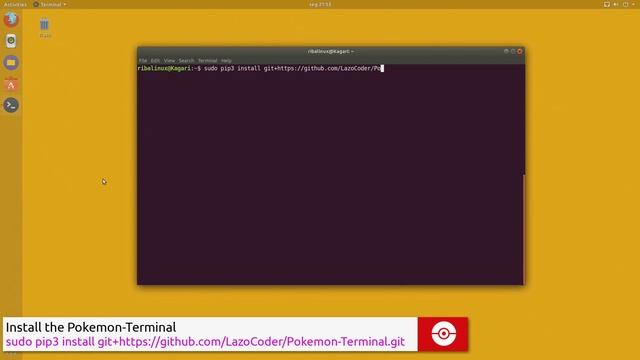 How to install the Pokemon-Terminal on Ubuntu 17.10 смотреть онлайн