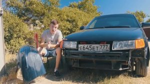 ТЮНИНГ бампера ВАЗ 2110 | ГУБА на ваз 2110 ПРИОРА 2 | РЕМОНТ бампера | НАКЛАДКА НА БАМПЕР