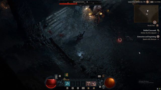 Diablo 4 - BroodGuard - Barbarian Gameplay смотреть онлайн