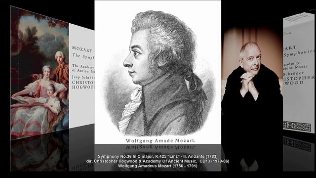 W.A. Mozart - Symphony No.36 in C major K.425 (dir. Christopher Hogwood,, 1979-86) смотреть онлайн