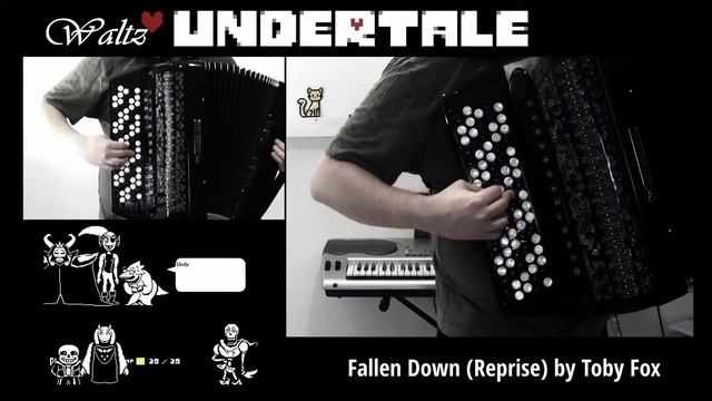 UNDERTALE Fallen Down Reprise by TOBY FOX [VGM ACCORDION] смотреть онлайн